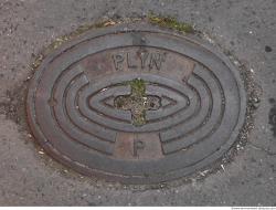 Photo Textures of Manhole Cover 